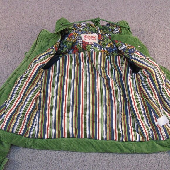 Mossimo Corduroy Hoodie Jacket – Women’s Small – Green Fall Streetwea - Picture 3 of 12